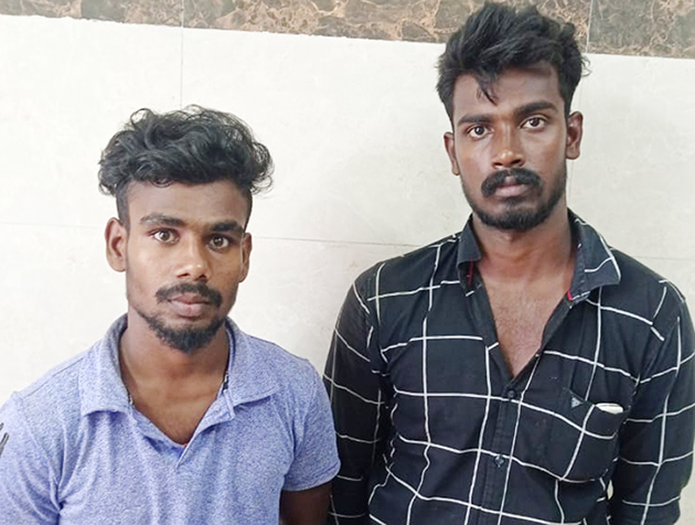 மனநலம் பாதித்த 15 வயது சிறுமியை கூட்டு பலாத்காரம் செய்த 2 பேர் கைது