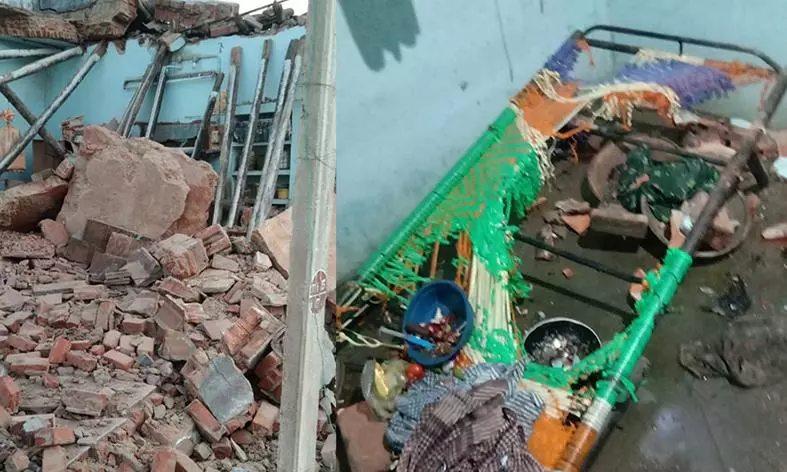 தூத்துக்குடியில் கியாஸ் சிலிண்டர் வெடித்து வீடு தரைமட்டம்- வாலிபர் படுகாயம்