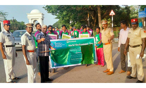 விழிப்புணர்வு சைக்கிள் பேரணி