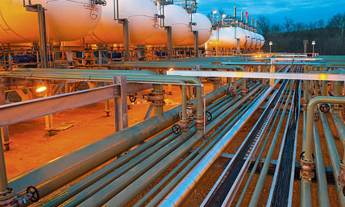 குழாய் வழியாக இயற்கை எரிவாயு விநியோகம்