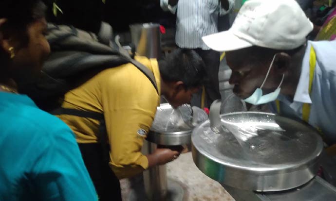 மாமல்லபுரம் கடற்கரை கோவில் வளாகத்தில் சுற்றுலா பயணிகளுக்கு நவீன குடிநீர் வசதி