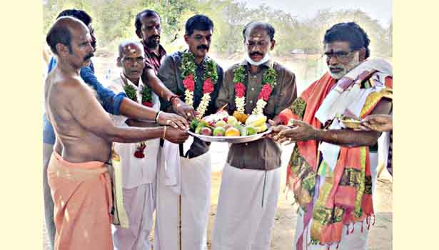 சொர்ணகாளீஸ்வரர் கோவில் பாலாலய பூஜை