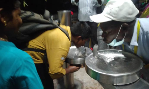 மாமல்லபுரம் கடற்கரை கோவில் வளாகத்தில் சுற்றுலா பயணிகளுக்கு நவீன குடிநீர் வசதி