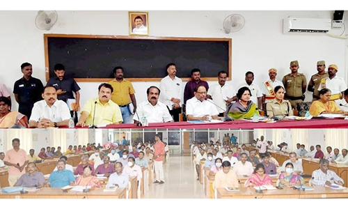 முதல்வர் வருகையை முன்னிட்டு பாதுகாப்பு முன்னேற்பாடு குறித்து ஆலோசனை கூட்டம்