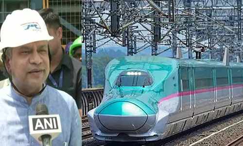 புல்லட் ரெயில் திட்டம்-  முழு வேகத்தில் பணிகள் நடைபெறுவதாக  ரெயில்வே மந்திரி தகவல்