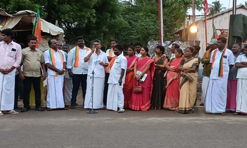 பா.ஜ.க.சார்பில் தெருமுனை பிரச்சாரம்