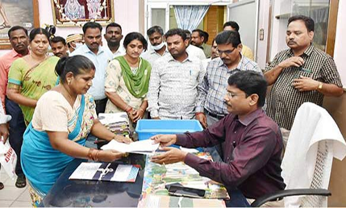 திருவண்ணாமலை தாலுகா அலுவலகத்தில் ஜமாபந்தி