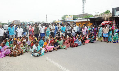 திருவண்ணாமலையில் கர்ப்பிணி சாவில் சந்தேகம்-உறவினர்கள் மறியல்