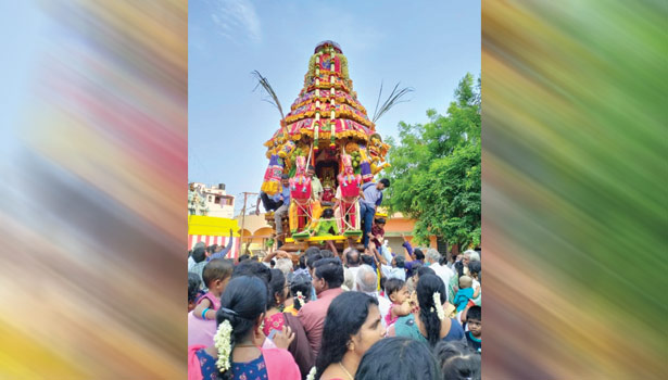 சத்துவாச்சாரி கெங்கை அம்மன் கோவில் தேரோட்டம்