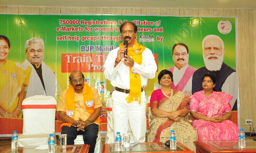 மத்திய அரசின் முயற்சி பாராட்டத்தக்கது   பா.ஜனதா மகளிர் அணி தேசிய செயற்குழு உறுப்பினர் பேச்சு