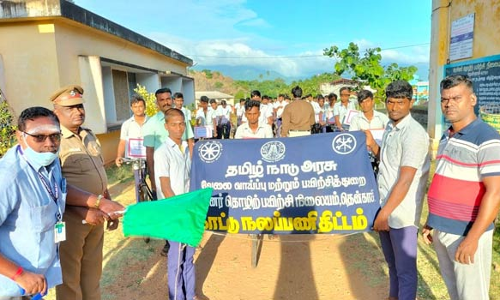 தென்காசியில் அரசு ஐ.டி.ஐ. மாணவர்கள் சைக்கிள் பேரணி