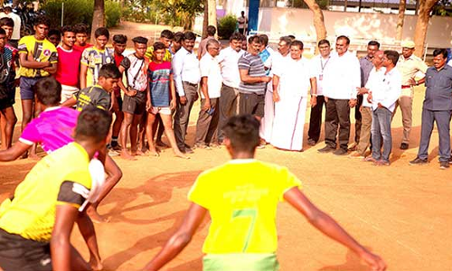 கோடை கால இலவச பயிற்சி முகாம்-அமைச்சர் அனிதா  ராதாகிருஷ்ணன் ஆய்வு