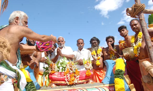 செங்கோட்டையில்  மாரியம்மன் கோவில் கும்பாபிஷேகம்