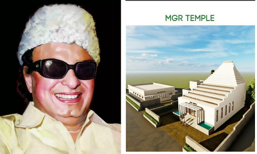 காட்பாடி அருகே ரூ.1 கோடியில் எம்.ஜி.ஆருக்கு கோவில்