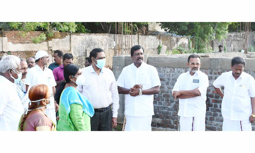 பல்வேறு வளர்ச்சி திட்ட பணிகள் - நகராட்சி நிர்வாக இயக்குனர் ஆய்வு