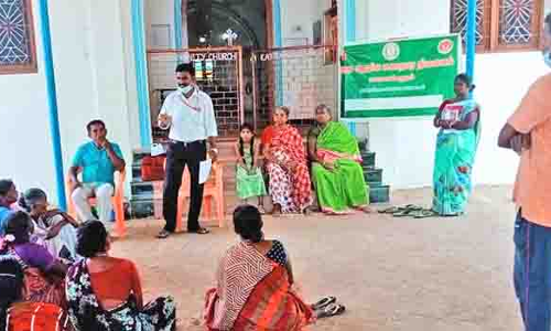 சாத்தான்குளம் அருகே சுற்றுச்சூழல் தின விழிப்புணர்வு நிகழ்ச்சி