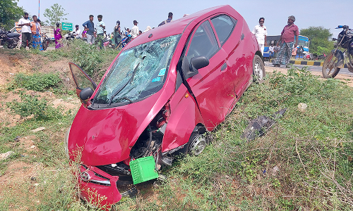 தியாகதுருகம் அருகே கார் மோதி விவசாயி சாவு
