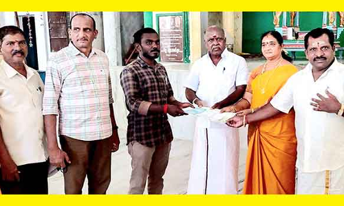 மணி மண்டபம் கட்டும் பணி