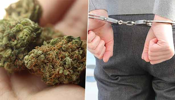 தேனி அருகே கஞ்சா விற்றவர்கள் கைது