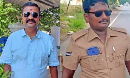 நாமக்கல்லில் சோகம் - கார் விபத்தை ஆய்வு செய்த போது வேன் மோதி 2 போலீசார் பலி