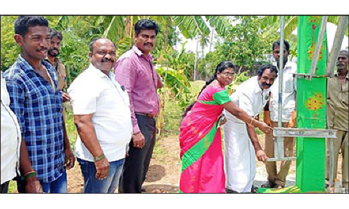 போச்சம்பள்ளி அருகே   புதிய மின்மாற்றி திறப்பு