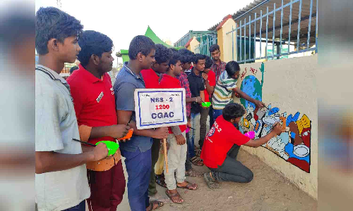 தூய்மை விழிப்புணர்வு ஓவியம்