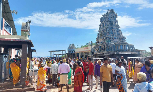 வைகாசி விசாகம்: முருகன் ஆலயங்களில் பக்தர்கள் கூட்டம் அலைமோதியது
