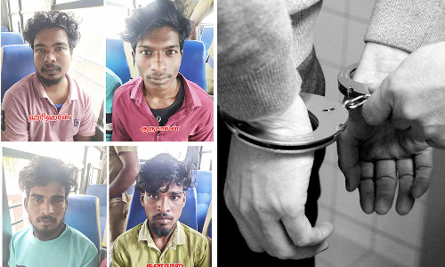 கொள்ளையில் ஈடுபட்ட 4 பேர் குண்டர் சட்டத்தில் கைது