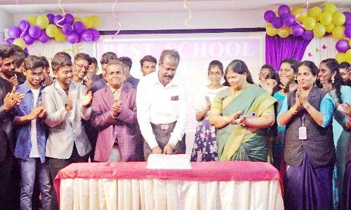 பெஸ்ட் சி.பி.எஸ்.இ பள்ளியில் பிரிவு உபசார நிகழ்வு