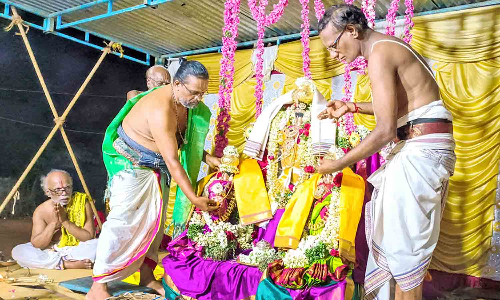 அபயவரதராஜ பெருமாள்கோவிலில் திருக்கல்யாணம்