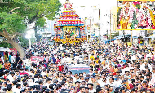 திருப்பூர் வீரராகவபெருமாள் கோவில் தேரோட்டம்