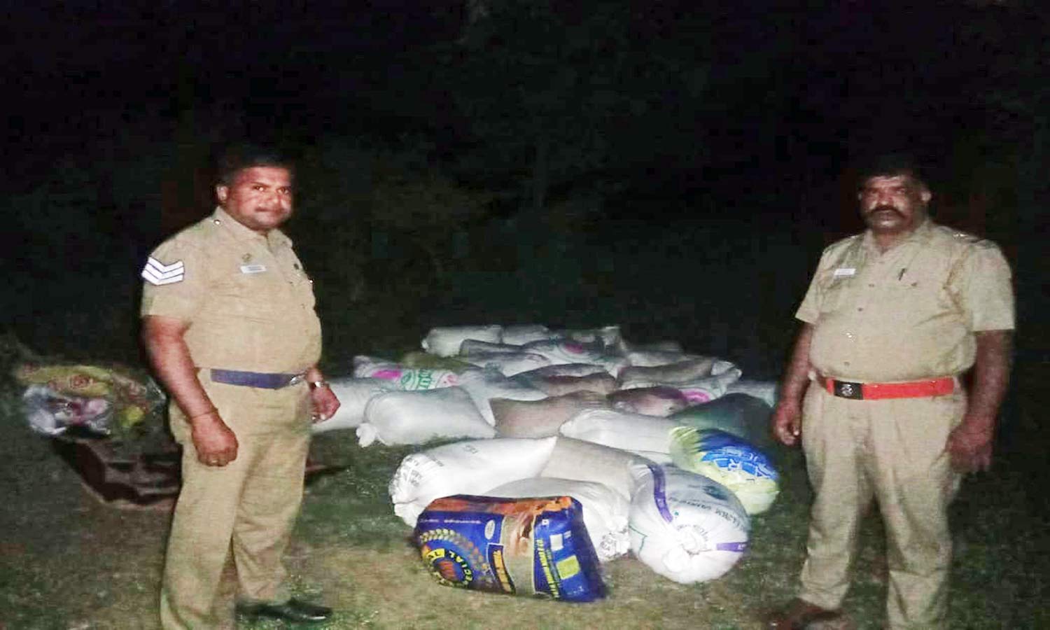 1½ டன் ரேசன் அரிசி பறிமுதல்