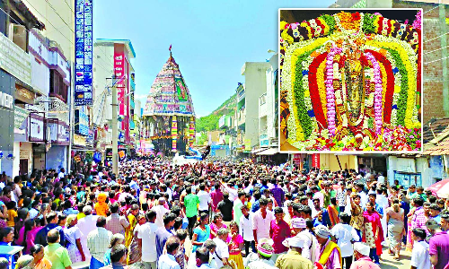 திருச்செங்கோடு அர்த்தநாரீஸ்வரர் கோவில் தேரோட்டம்