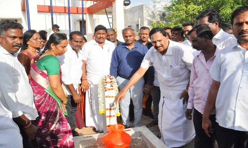 தி.மு.க. ஆட்சியில் கட்சி பேதம் கிடையாது - அமைச்சர் காந்தி பேச்சு