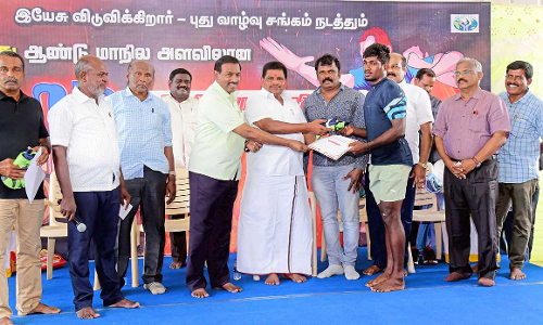 நாலுமாவடி இயேசு விடுவிக்கிறார்  புதுவாழ்வு சங்கம் சார்பில் மாநில அளவிலான கோடைகால கபடி பயிற்சி முகாம்