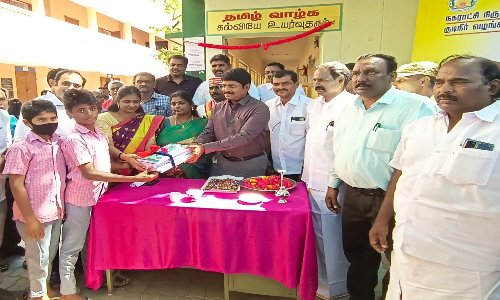 ஒழுக்கத்துடன் கல்வி கற்று மாணவர்கள் உயர் பதவிகளை அடைய வேண்டும் விழுப்புரம் கலெக்டர் அறிவுரை.