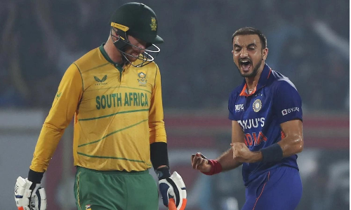 ஹர்ஷல் படேல், சஹல் அபாரம் - 3வது டி20 போட்டியில் தென் ஆப்பிரிக்காவை வென்றது இந்தியா