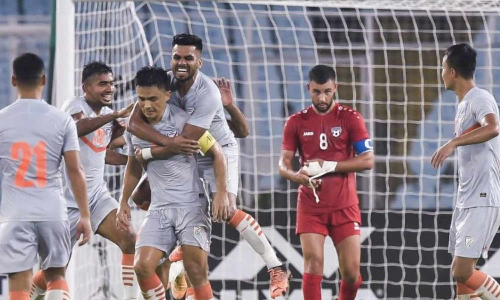 ஆசிய கோப்பை கால்பந்து தகுதி சுற்று: ஹாங்காங்கை  29 ஆண்டுகளுக்கு பிறகு வீழ்த்தியது இந்தியா