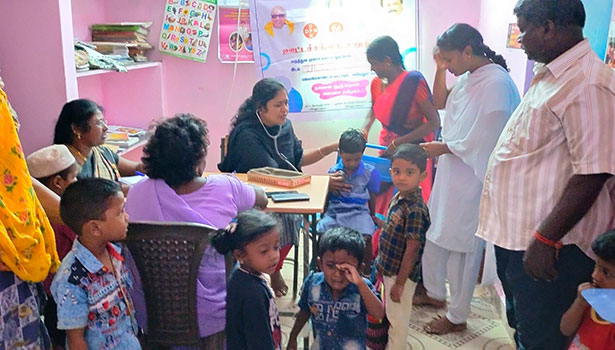 ஜெயங்கொண்டத்தில் குழந்தைகள் ஆரோக்கியம் குறித்த மருத்துவ முகாம் ஜெயங்கொண்டத்தில் குழந்தைகள் ஆரோக்கியம் குறித்த மருத்துவ முகாம்