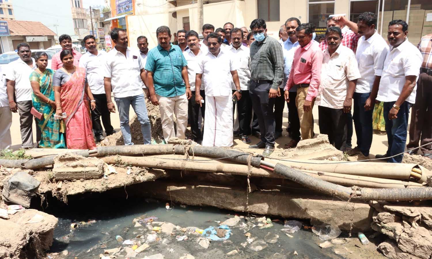 நாகர்கோவிலில் மேயர் மகேஷ் ஆய்வு