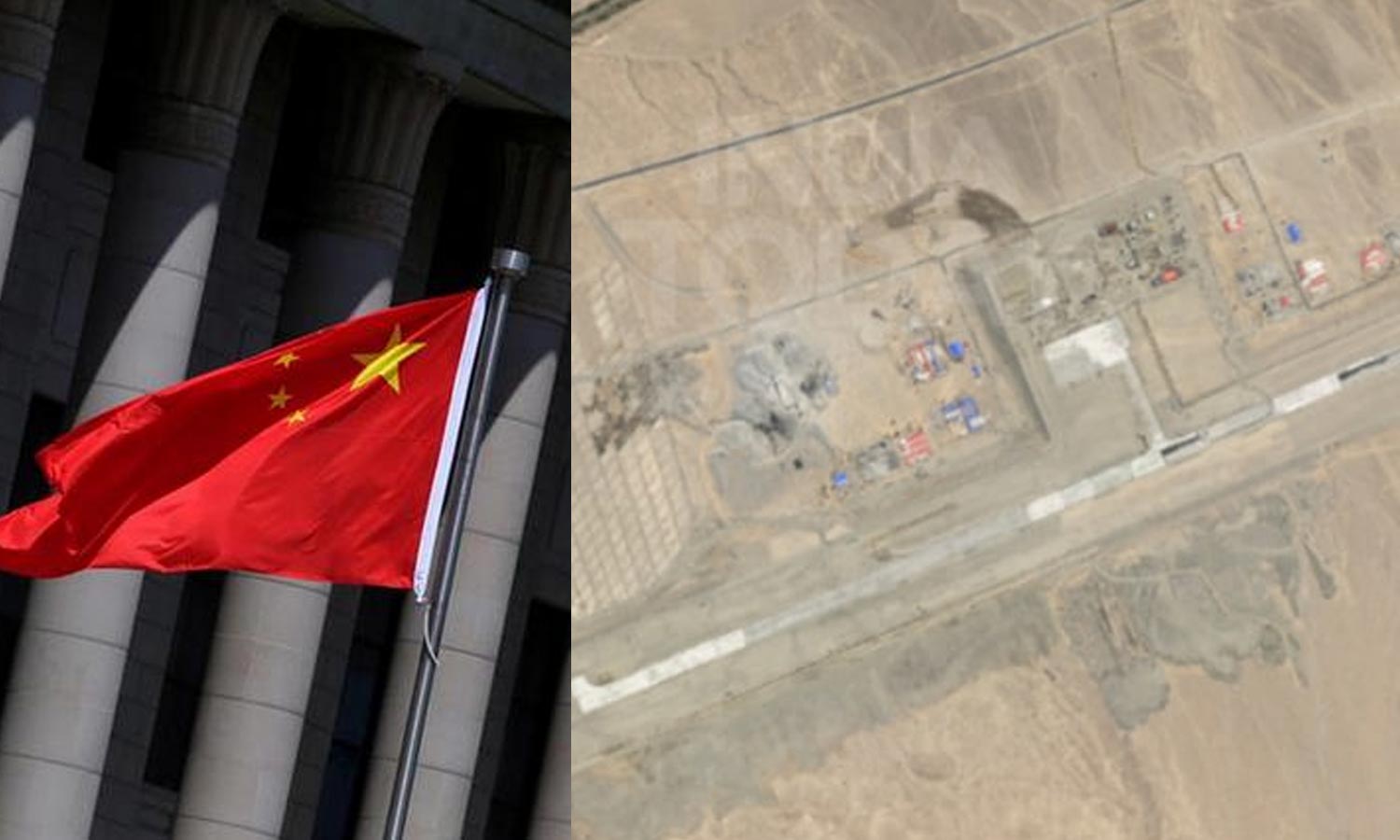 சர்ச்சைக்குரிய வகையில் சீனா கட்டி வரும் புதிய விமான நிலையம் சர்ச்சைக்குரிய வகையில் சீனா கட்டி வரும் புதிய விமான நிலையம்