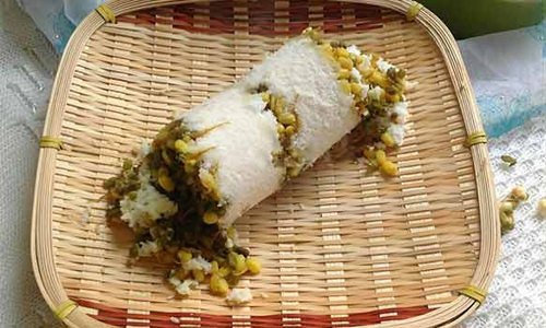 தினை பச்சைப் பயறு புட்டு