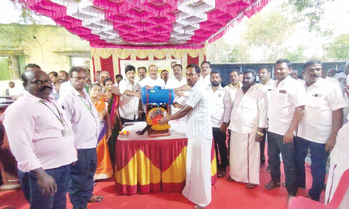 செய்யாறு தாசில்தார் அலுவலக வளாகத்தில் ஜமாபந்தி நிறைவு விழா