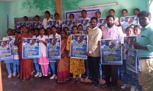 ஜெயங்கொண்டத்தில் குழந்தை தொழிலாளர் முறை ஒழிப்பு விழிப்புணர்வு கருத்தரங்கம்