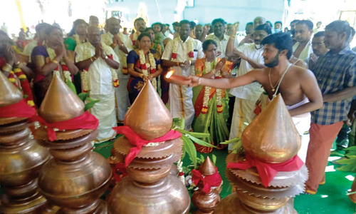 ஆரணியில் நாளை வெங்கடாஜலபதி பெருமாள் கோவில் கும்பாபிஷேகம்