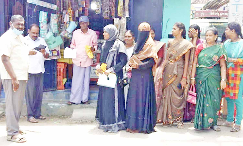 தூய்மை பணி குறித்த விழிப்புணர்வு பேரணி