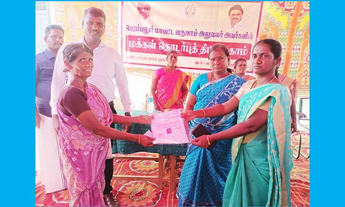 குன்னத்தில் மக்கள் தொடர்பு திட்ட முகாம்.