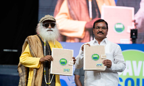 மண்ணை காப்பாற்ற முடியும் என்ற சத்குருவின் செயல்  பாராட்டுக்குரியது-  தெலுங்கானா வேளாண் துறை அமைச்சர் புகழாரம்