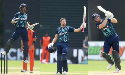 ஒருநாள் கிரிக்கெட் போட்டியில் 498 ரன்கள் அடித்து இங்கிலாந்து அணி உலக சாதனை