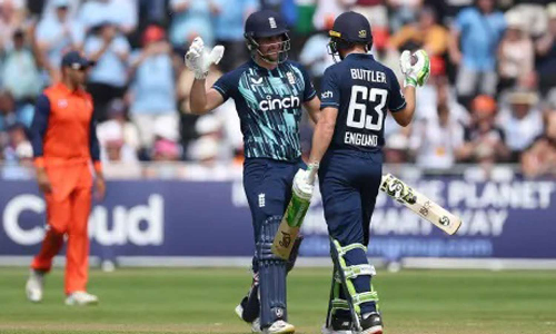 ஜோஸ் பட்லர் அதிரடி - 232 ரன் வித்தியாசத்தில் நெதர்லாந்தை வீழ்த்தி இங்கிலாந்து அபார வெற்றி